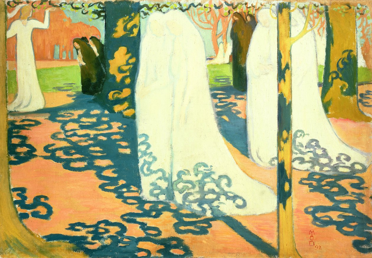 Felvonulás a fák alatt, 1892 alkotó: Maurice Denis