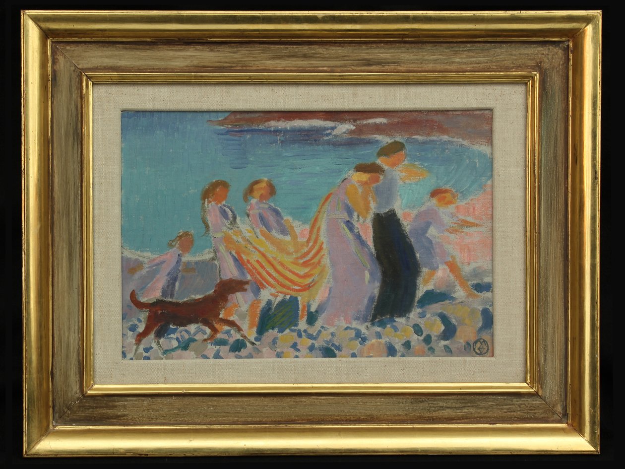 Mulatság a tengerparton, 1905 körül alkotó: Maurice Denis