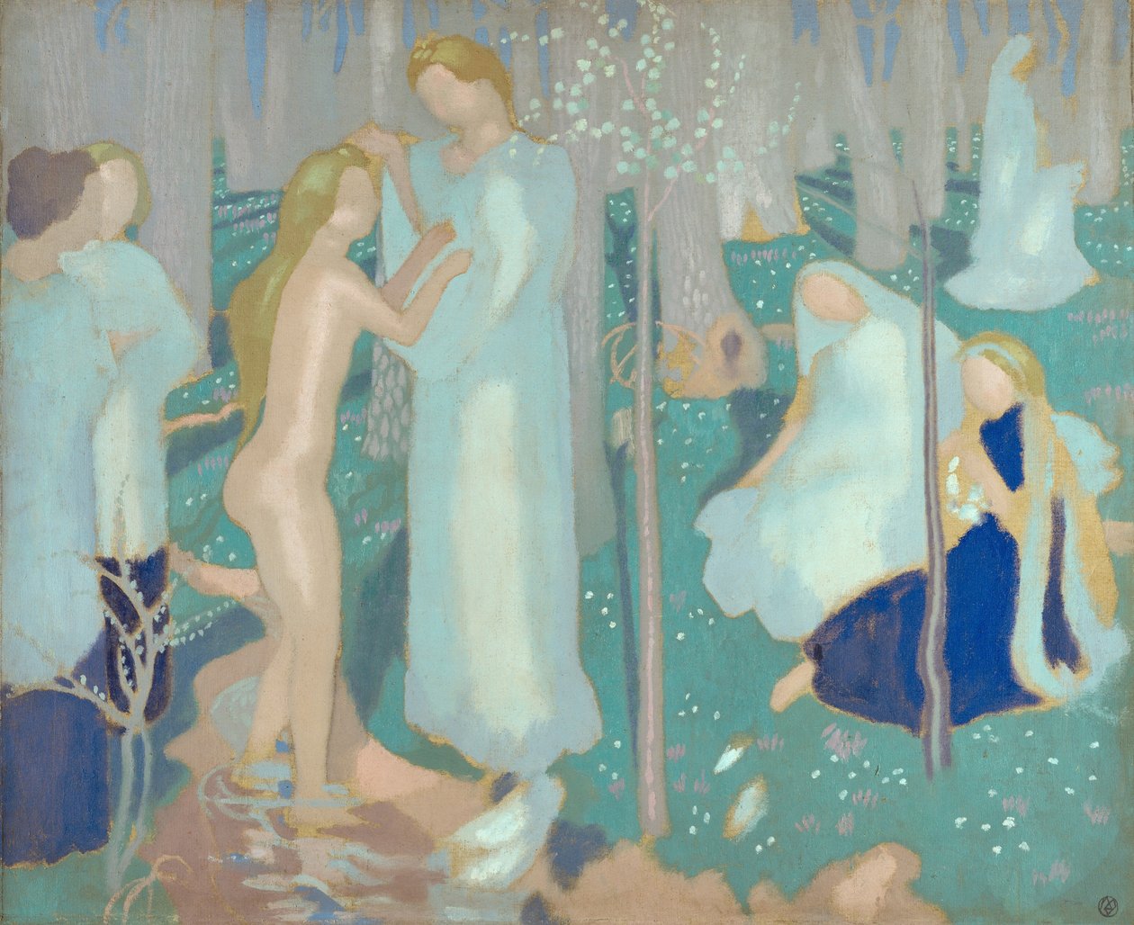 Tavasz, 1894-99 körül alkotó: Maurice Denis