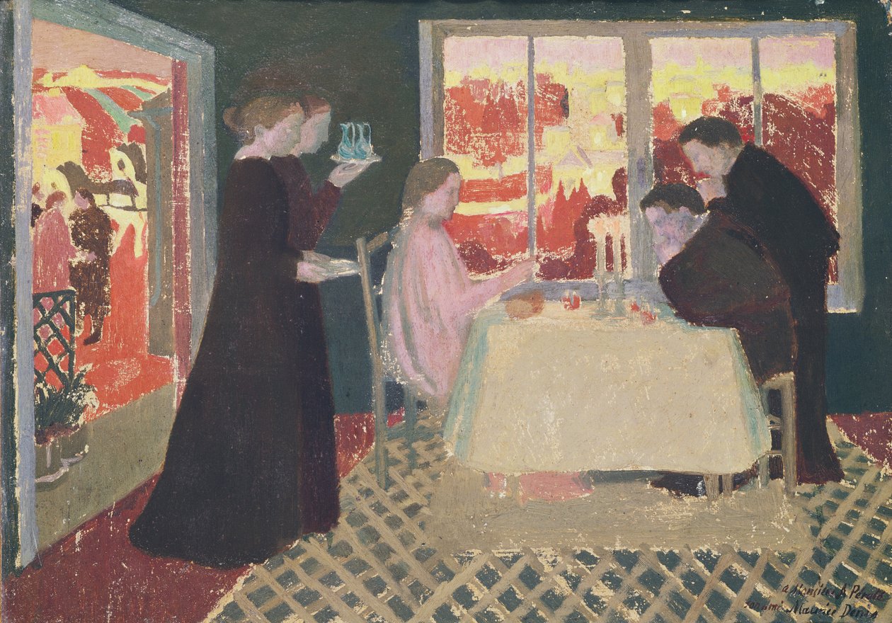 Tanulmány az Emmausi vacsorához, 1894 alkotó: Maurice Denis