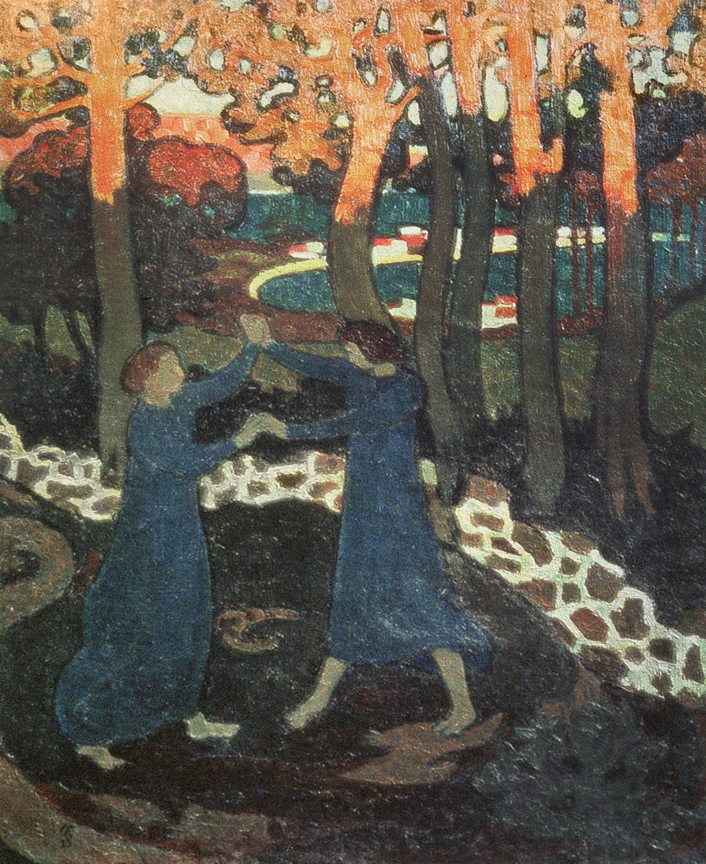 A harc Jákob és az angyal között alkotó: Maurice Denis