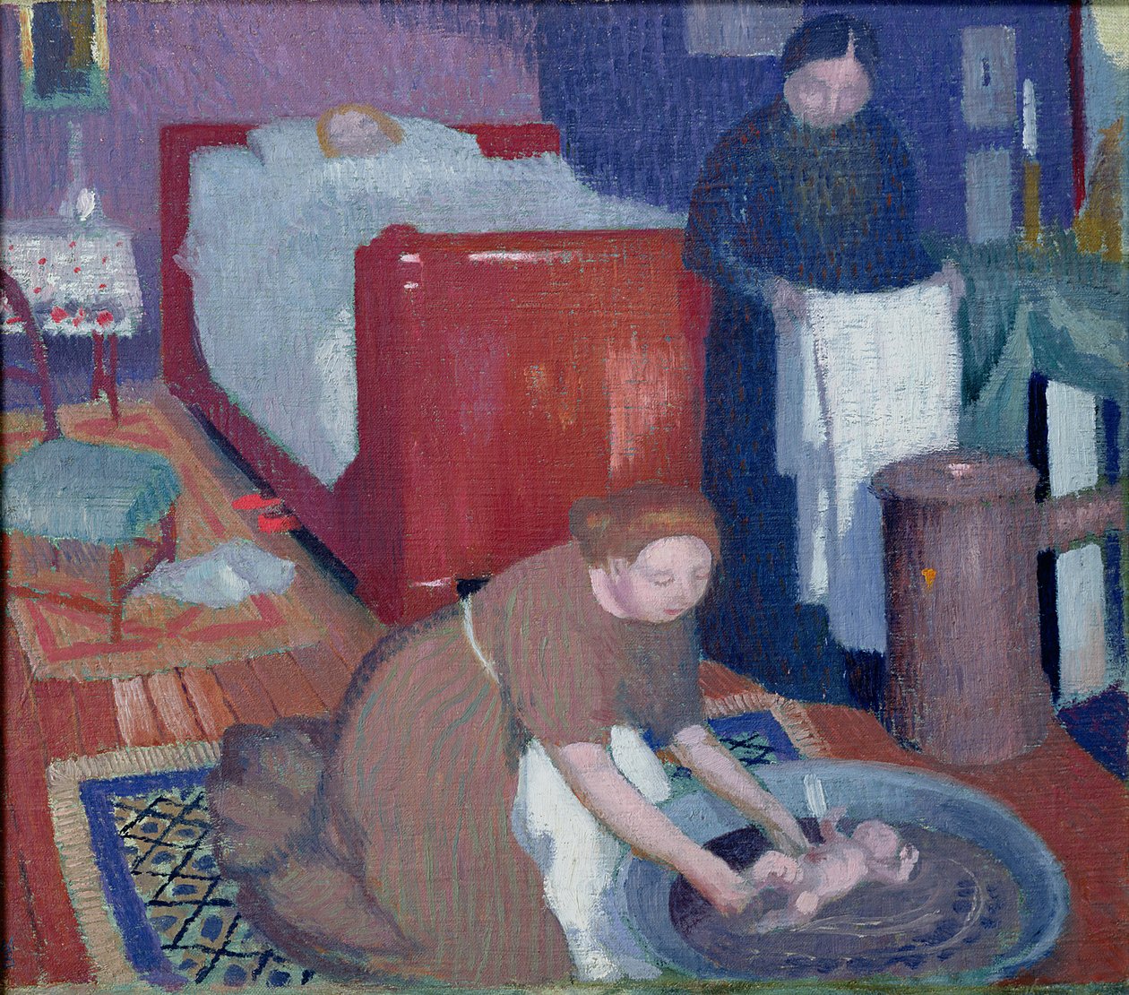 Az első fürdő, 1899 körül alkotó: Maurice Denis