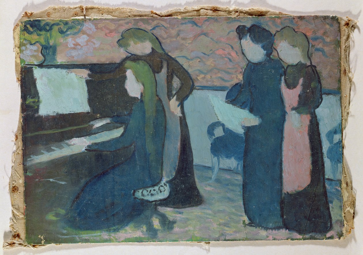 A zenészek, 1892 körül alkotó: Maurice Denis
