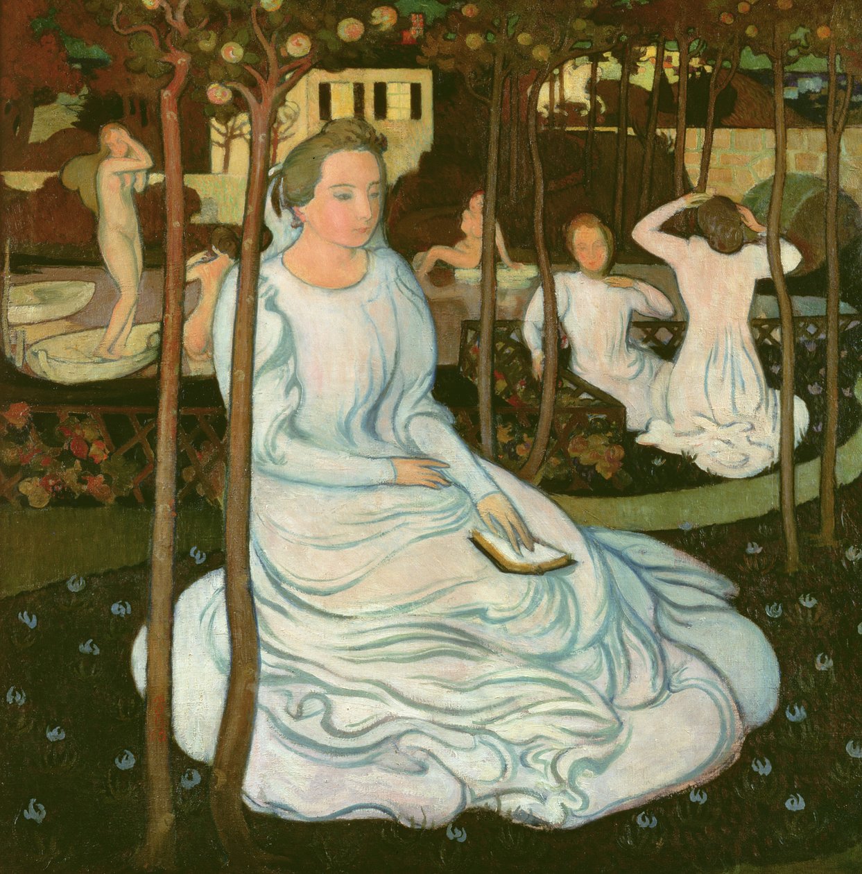 A bölcs szüzek gyümölcsöskertje, 1893 alkotó: Maurice Denis