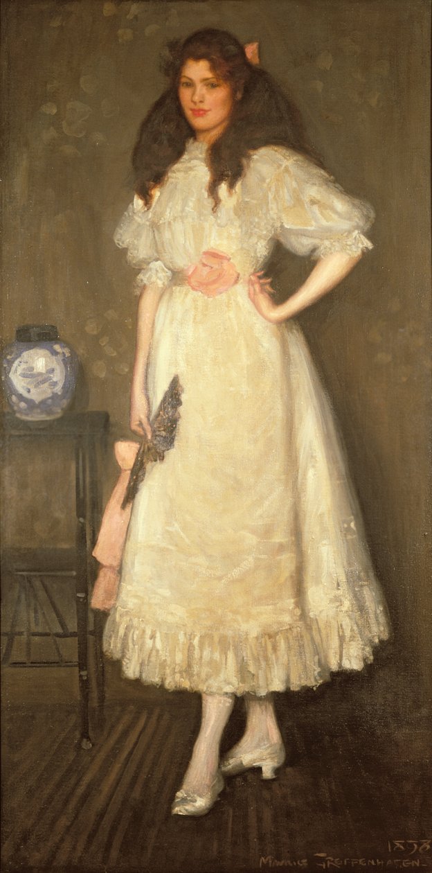 Sybil Waller kisasszony portréja, 1898 alkotó: Maurice Greiffenhagen