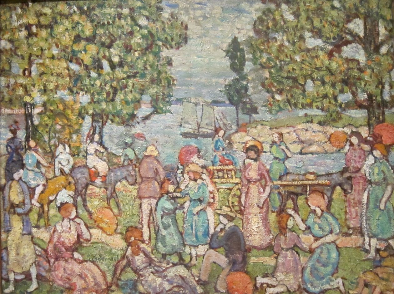 On the Beach, No 3nDeutsch: Am Strand, Nr. 3n alkotó: Maurice Brazil Prendergast