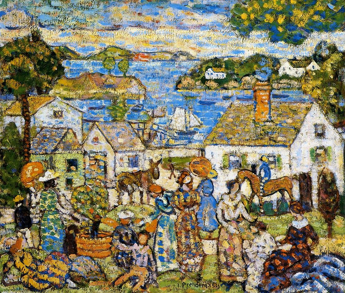 New England kikötő alkotó: Maurice Brazil Prendergast
