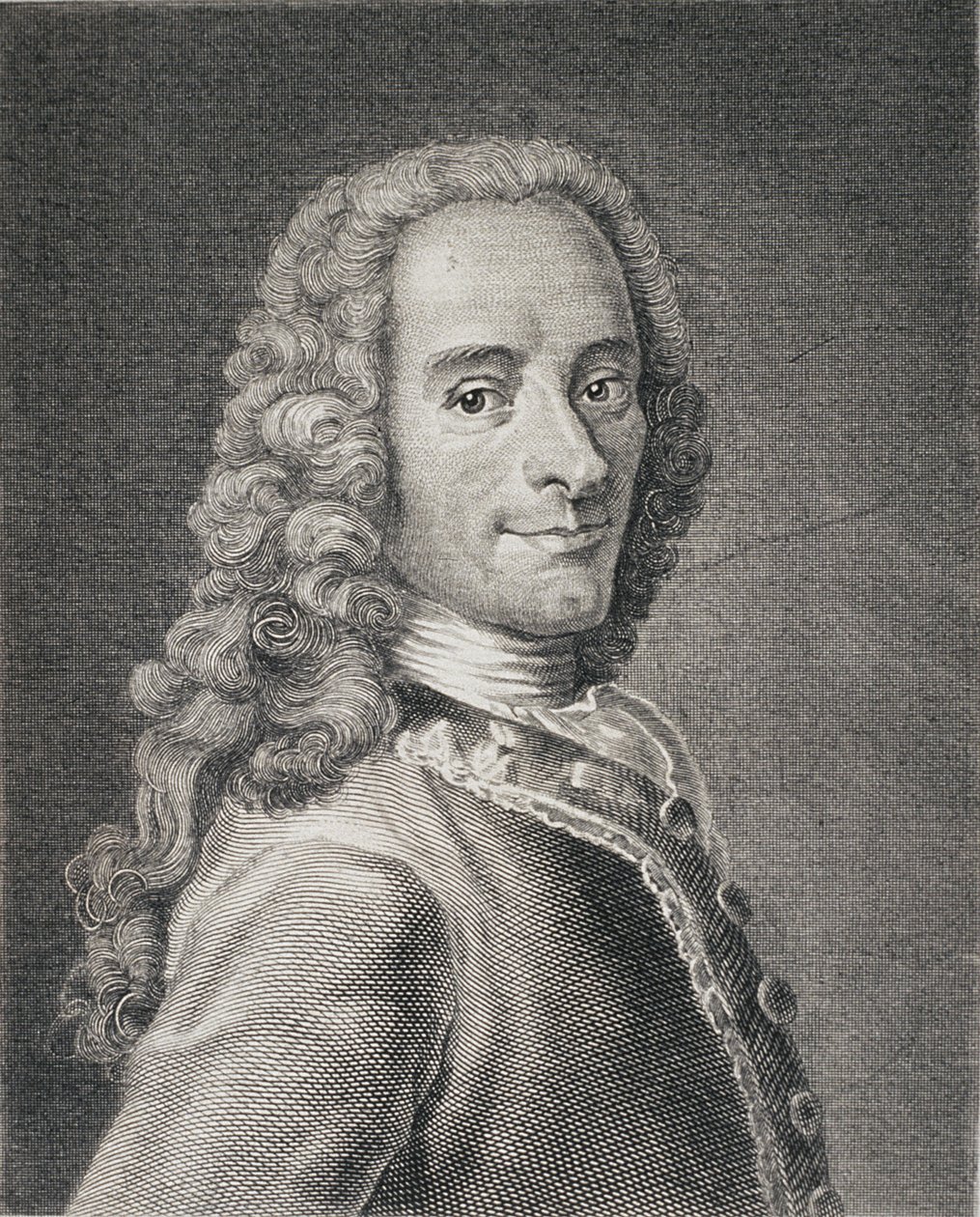Francois Marie Arouet de Voltaire (1694-1778) alkotó: Maurice Quentin de La Tour
