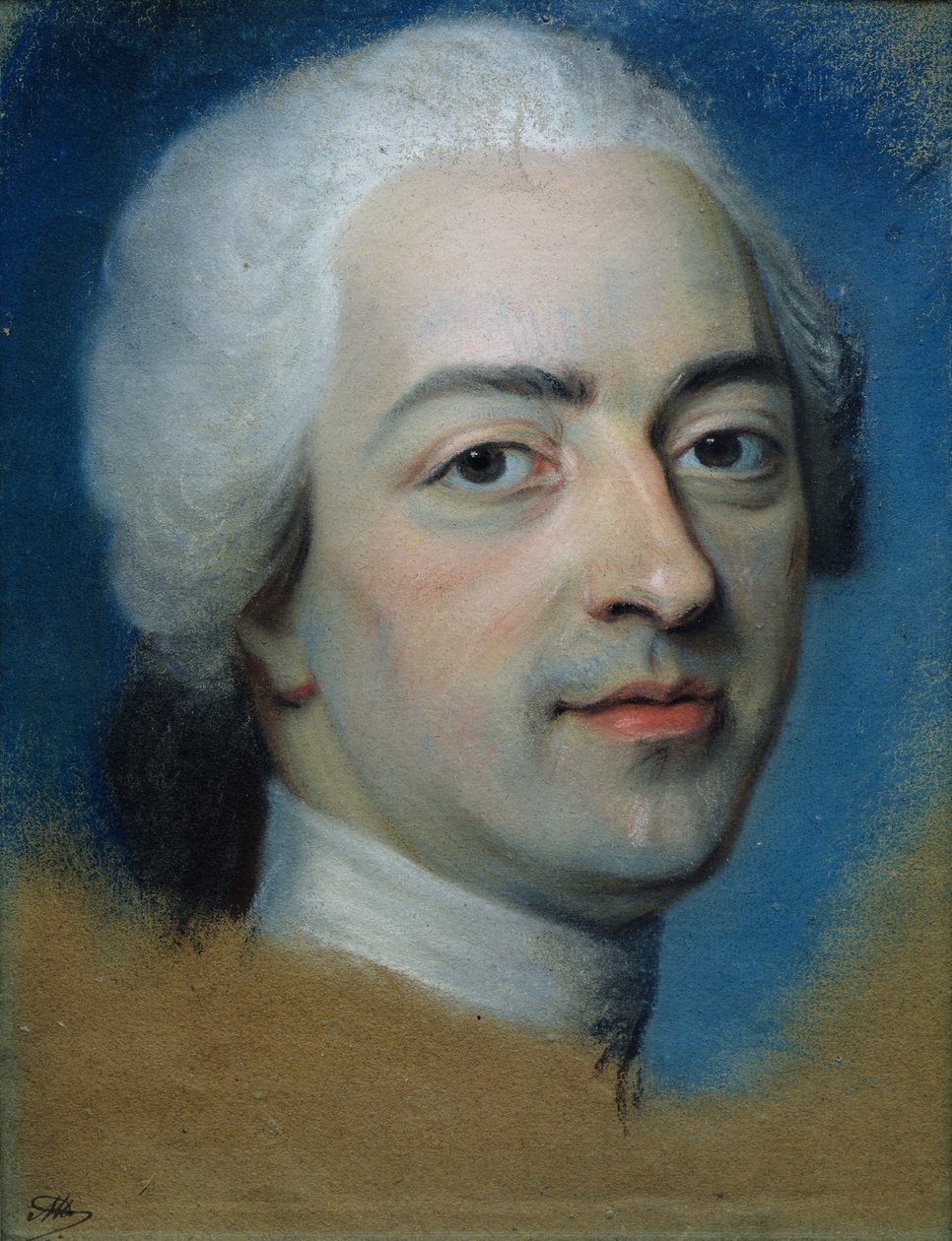 XV. Lajos (1710-74) Franciaország és Navarra királya, 1730 után (pasztell, papíron) alkotó: Maurice Quentin de La Tour