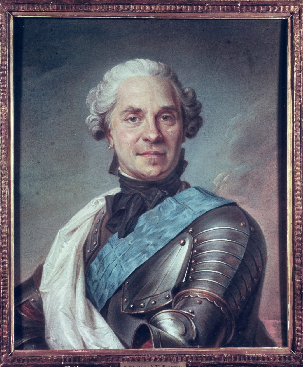 Maurice de Saxe marsall (1696-1750) (pasztell, papír) alkotó: Maurice Quentin de La Tour