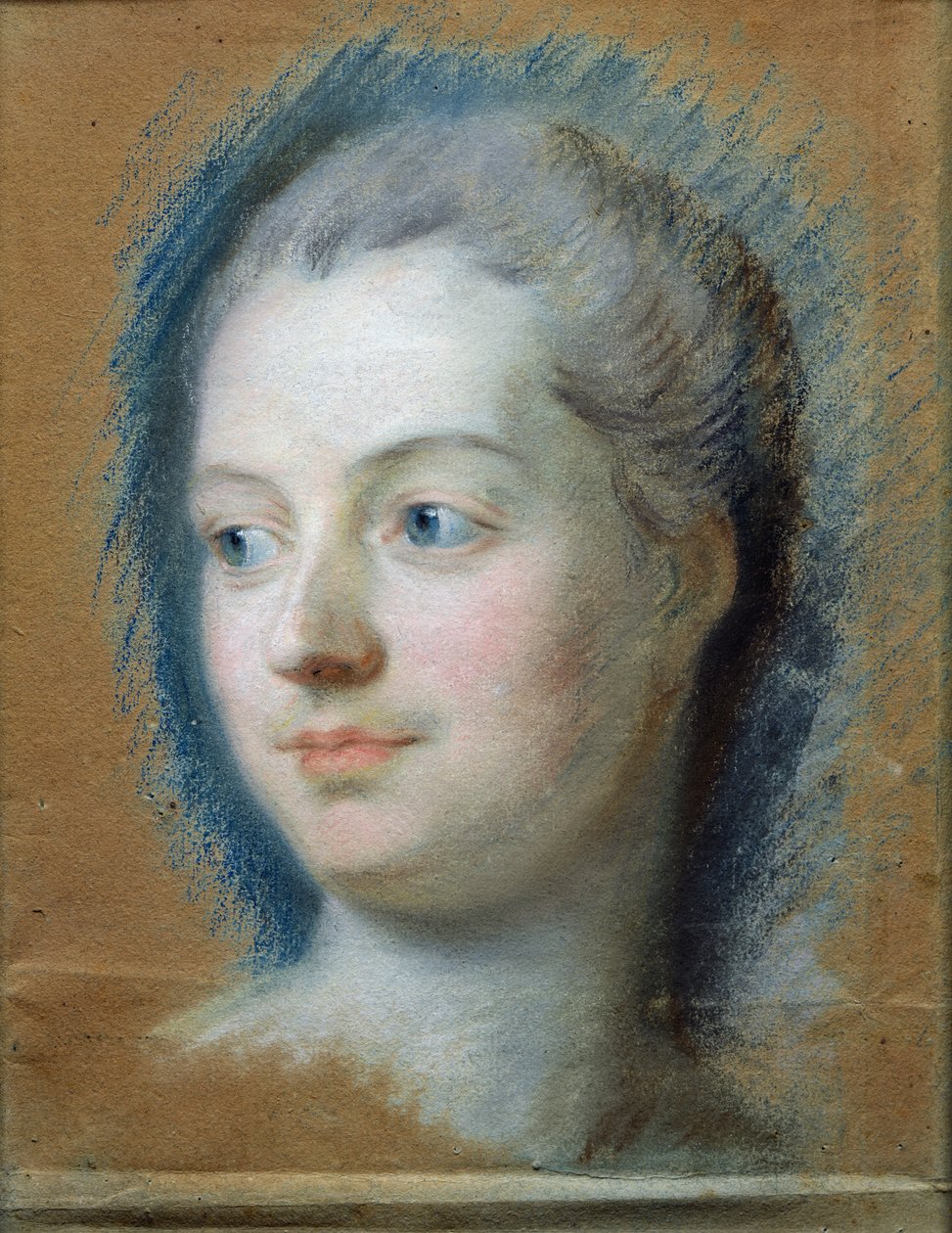 Madame de Pompadour (1721-64) portréja 1752 (pasztell, papíron) alkotó: Maurice Quentin de La Tour