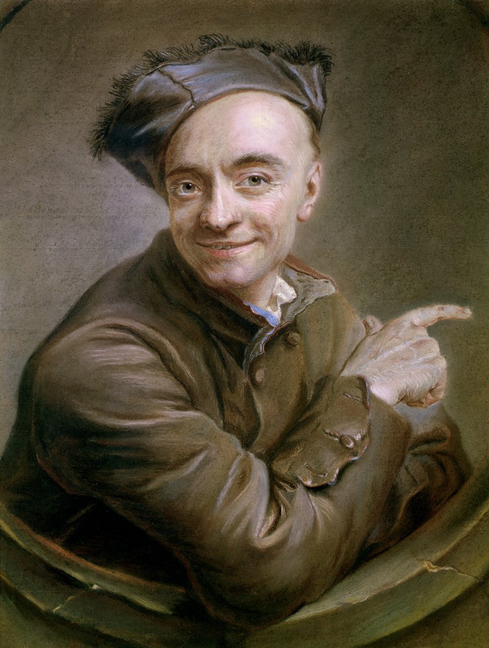 Önarckép bikaszemmel, 1737 (pasztell) alkotó: Maurice Quentin de La Tour