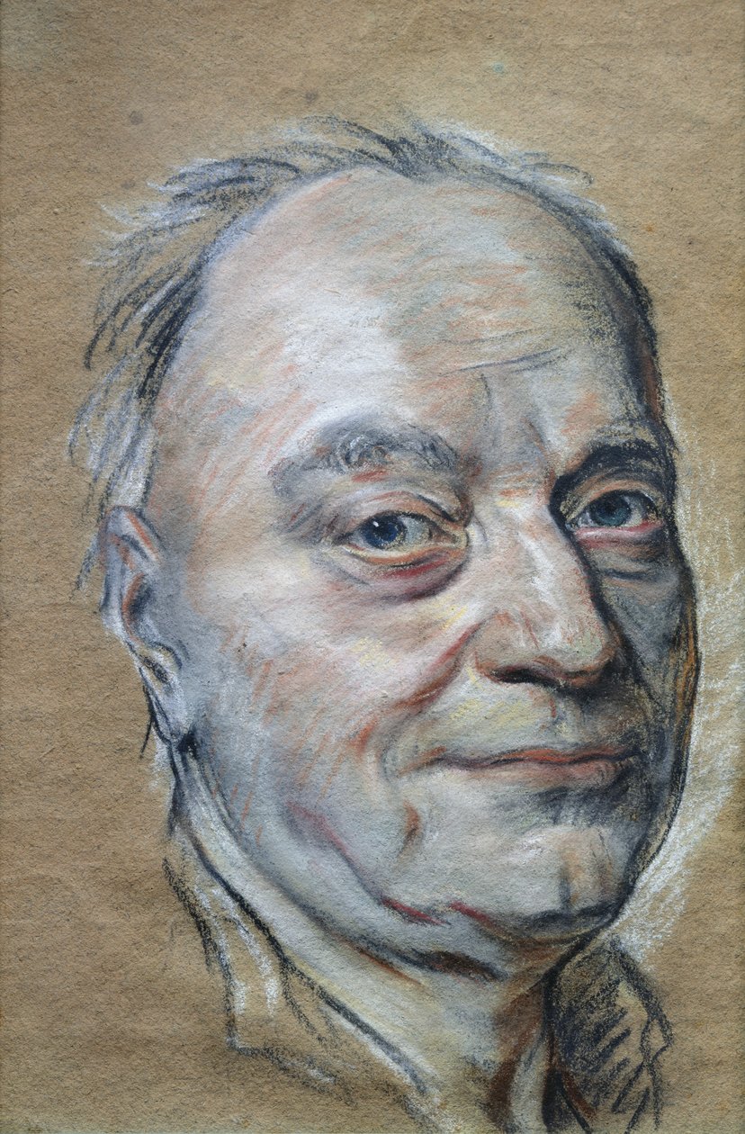 Prosper Jolyot de Crebillon (1674-1762) portréja 1761 alkotó: Maurice Quentin de La Tour