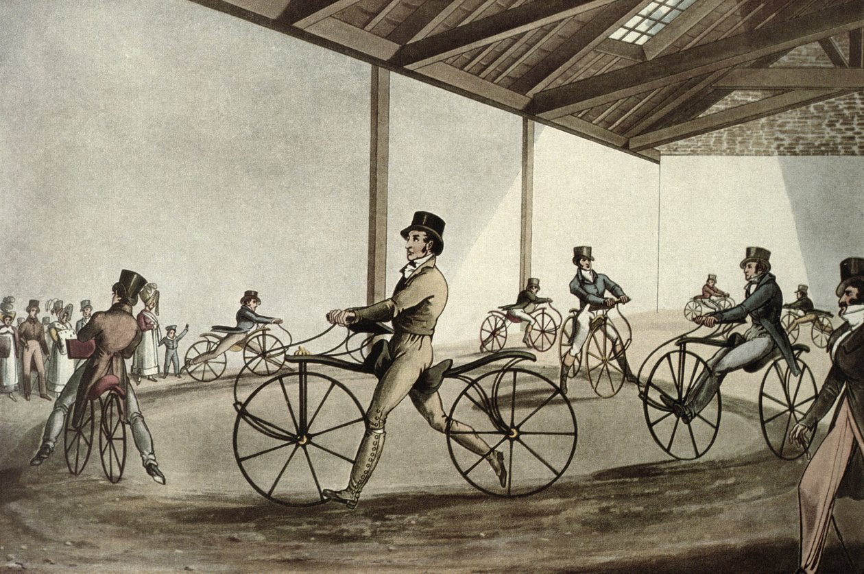 A Dennis Johnson által szabadalmaztatott gyalogos tanterv, 1819 körül alkotó: Maurice Rousseau