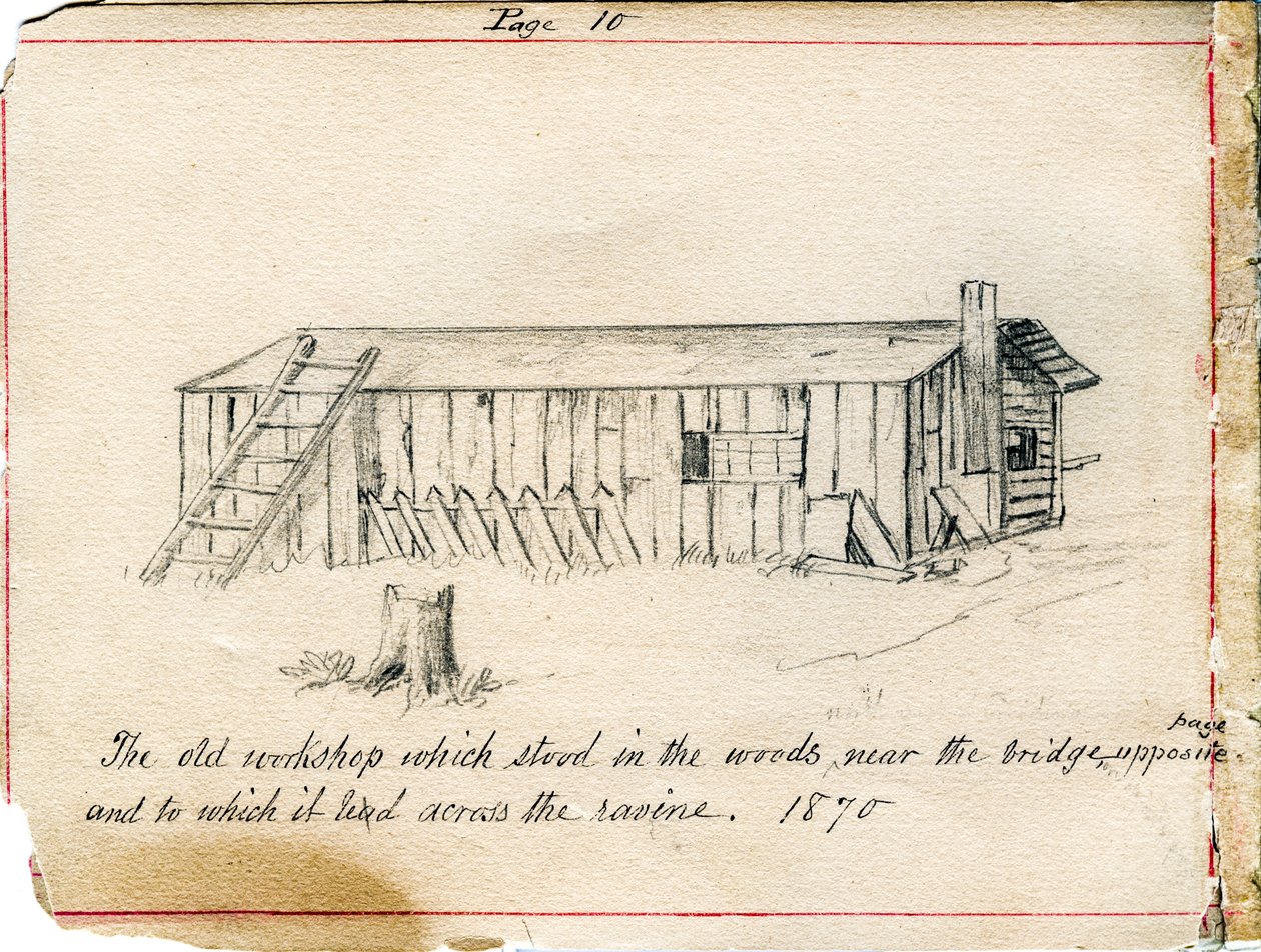 Műhelymunka a Saint Mary-of-the-Woods-i Gondviselés nővéreinél, Indiana államban 1870-ben alkotó: Maurice Schnell