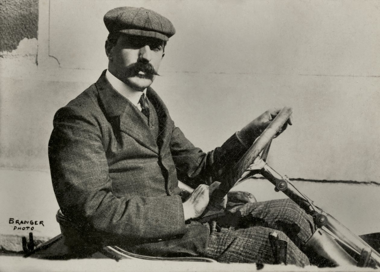 Henri Cissac motoros portréja ( 1877) alkotó: Maurice-Louis Branger