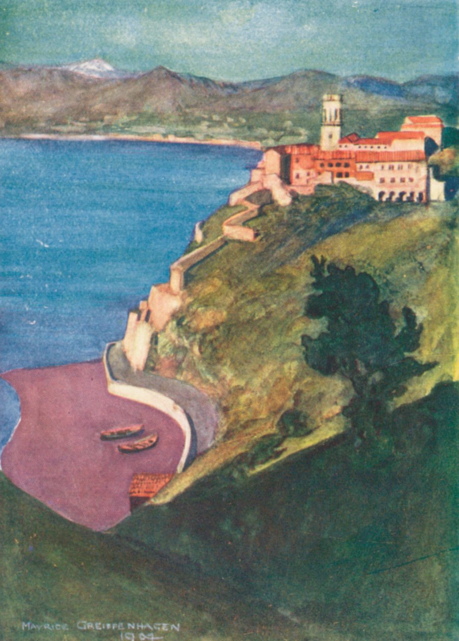 Pozzano (színes litográfia) alkotó: Maurice (after) Greiffenhagen