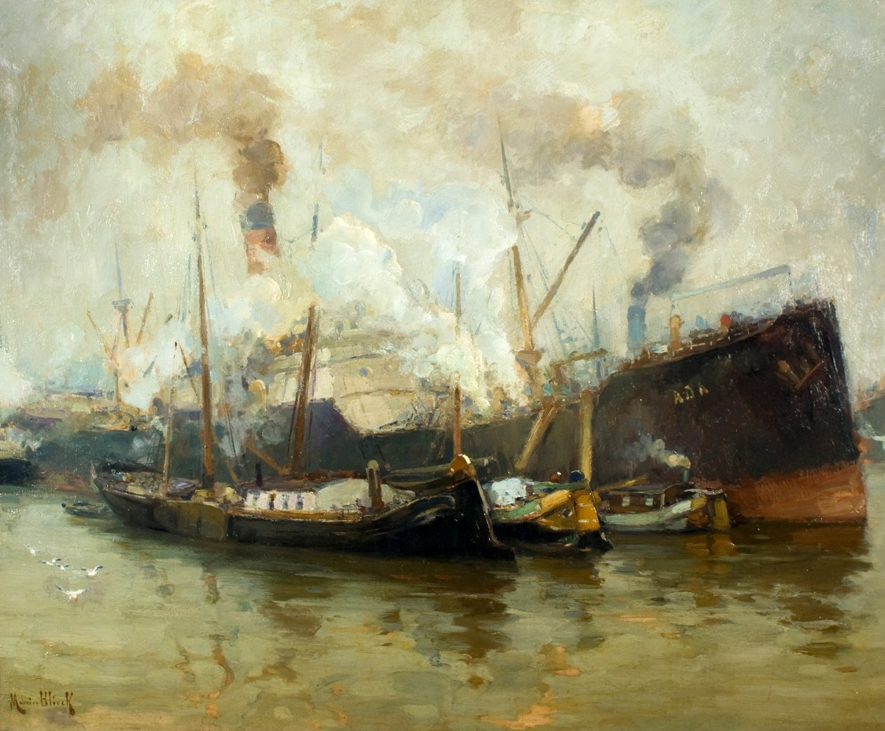 Les Fumees alkotó: Maurice Blieck