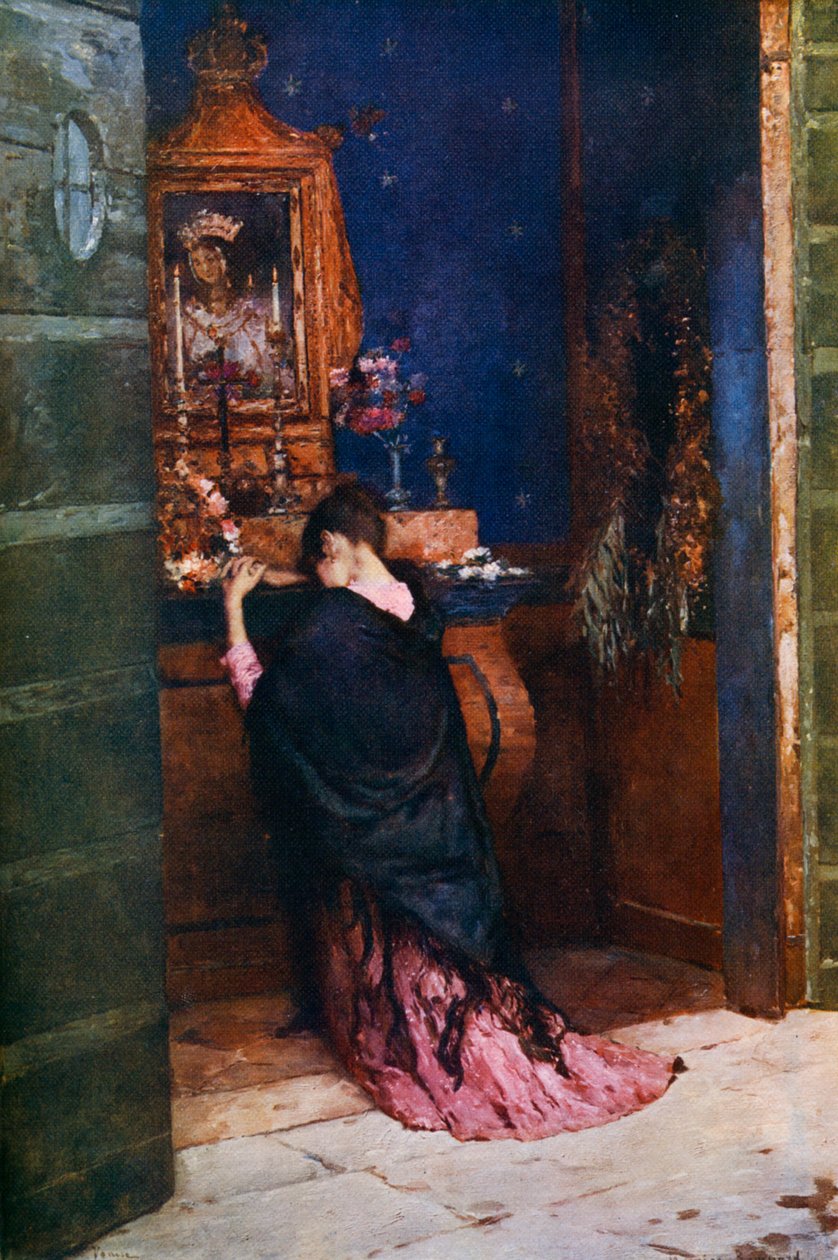 Ima a Madonnához, 1877-1912, 1912. alkotó: Maurice Bompard