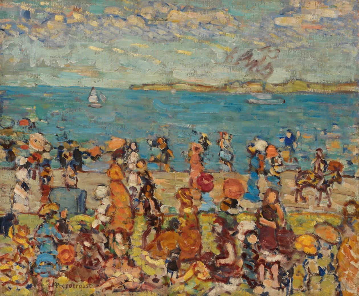 Tengerparti jelenet alkotó: Maurice Brazil Prendergast