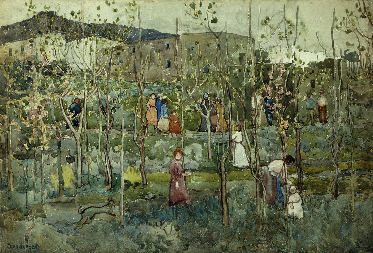 Capri, 1899 alkotó: Maurice Brazil Prendergast