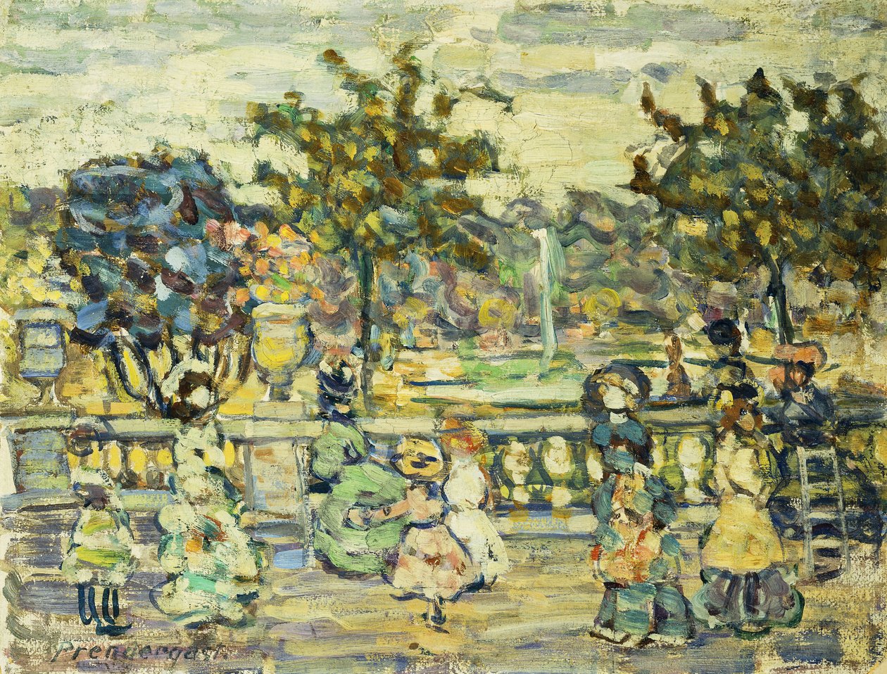 Sétány, alkotó: Maurice Brazil Prendergast