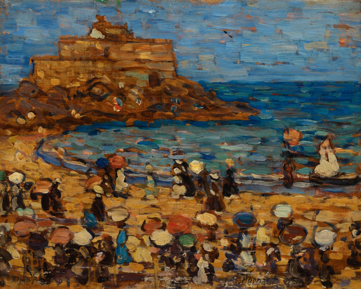 Tengeri táj – St. Mâlo alkotó: Maurice Brazil Prendergast