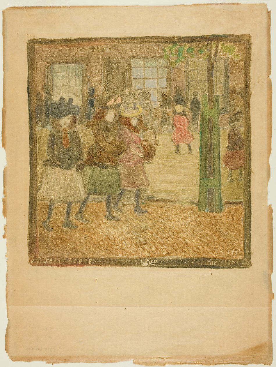 Utcai jelenet alkotó: Maurice Brazil Prendergast