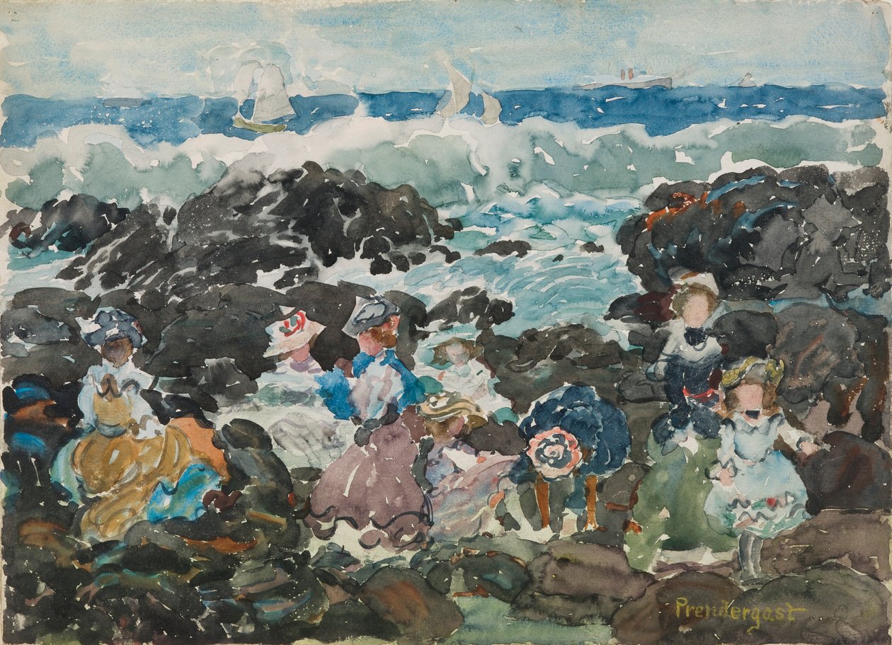 Szörf, Cohasset alkotó: Maurice Brazil Prendergast