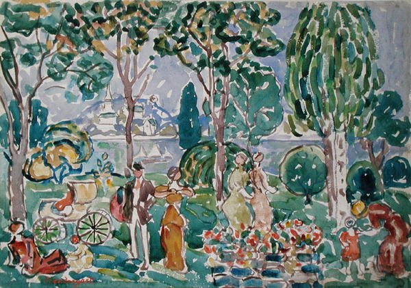 A park, Salem alkotó: Maurice Brazil Prendergast
