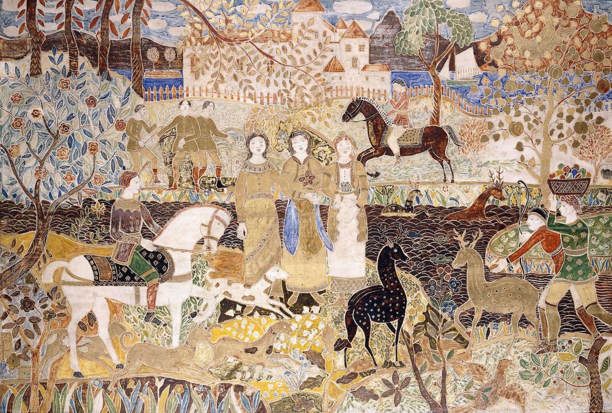 A vadászat szelleme, alkotó: Maurice Brazil Prendergast