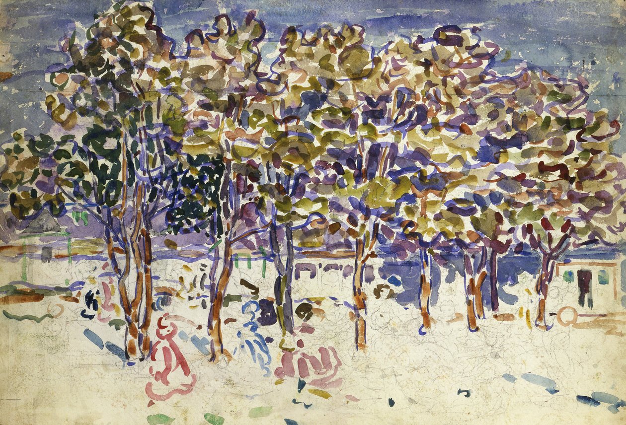Fák, 1918. alkotó: Maurice Brazil Prendergast