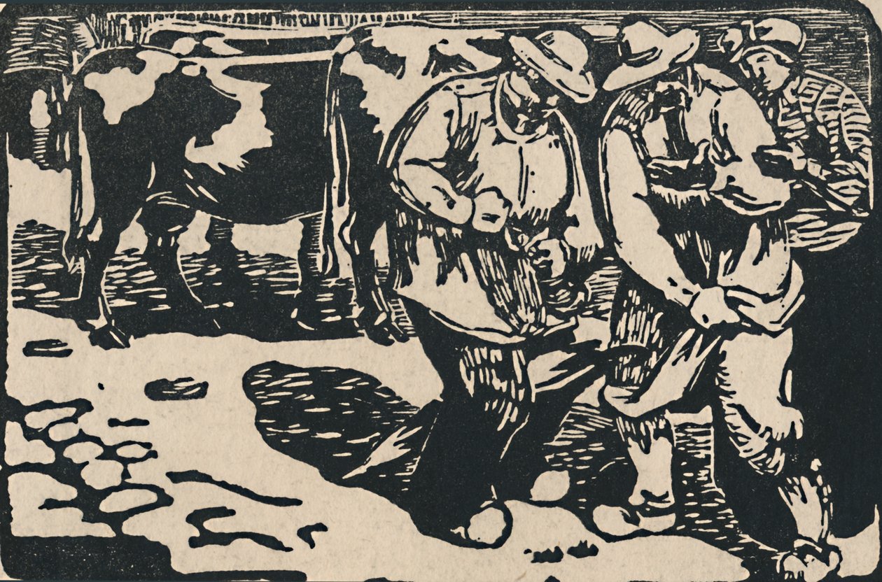 Auvergne-i piac – Au Pied Des Puysból, 1919 alkotó: Maurice Busset