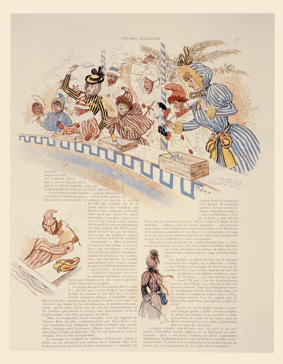 Szép karnevál, 1894 alkotó: Maurice Charles Mathieu Bonvoisin