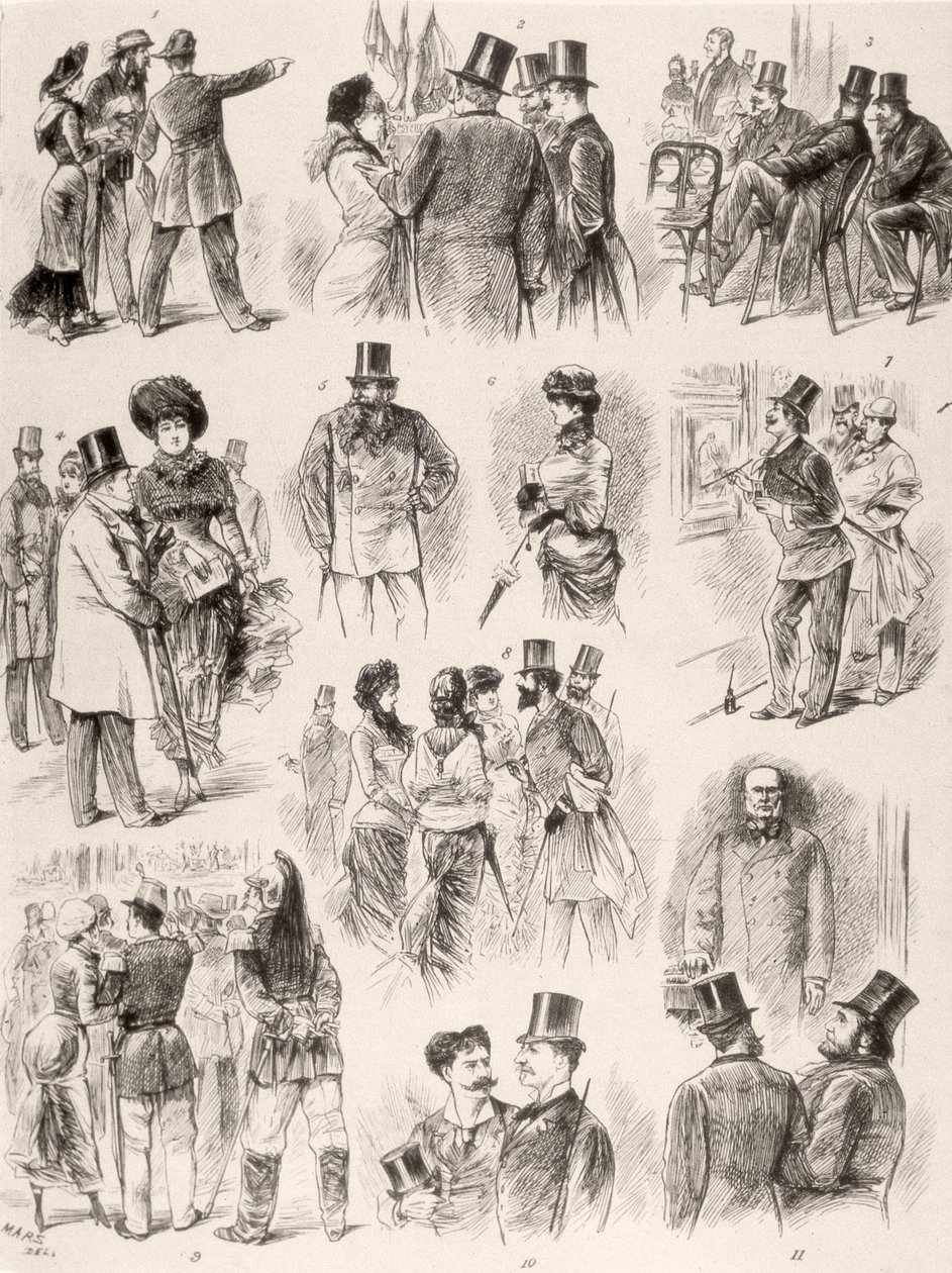 A Salon de Paris megnyitója, 1880 alkotó: Maurice Charles Mathieu Bonvoisin