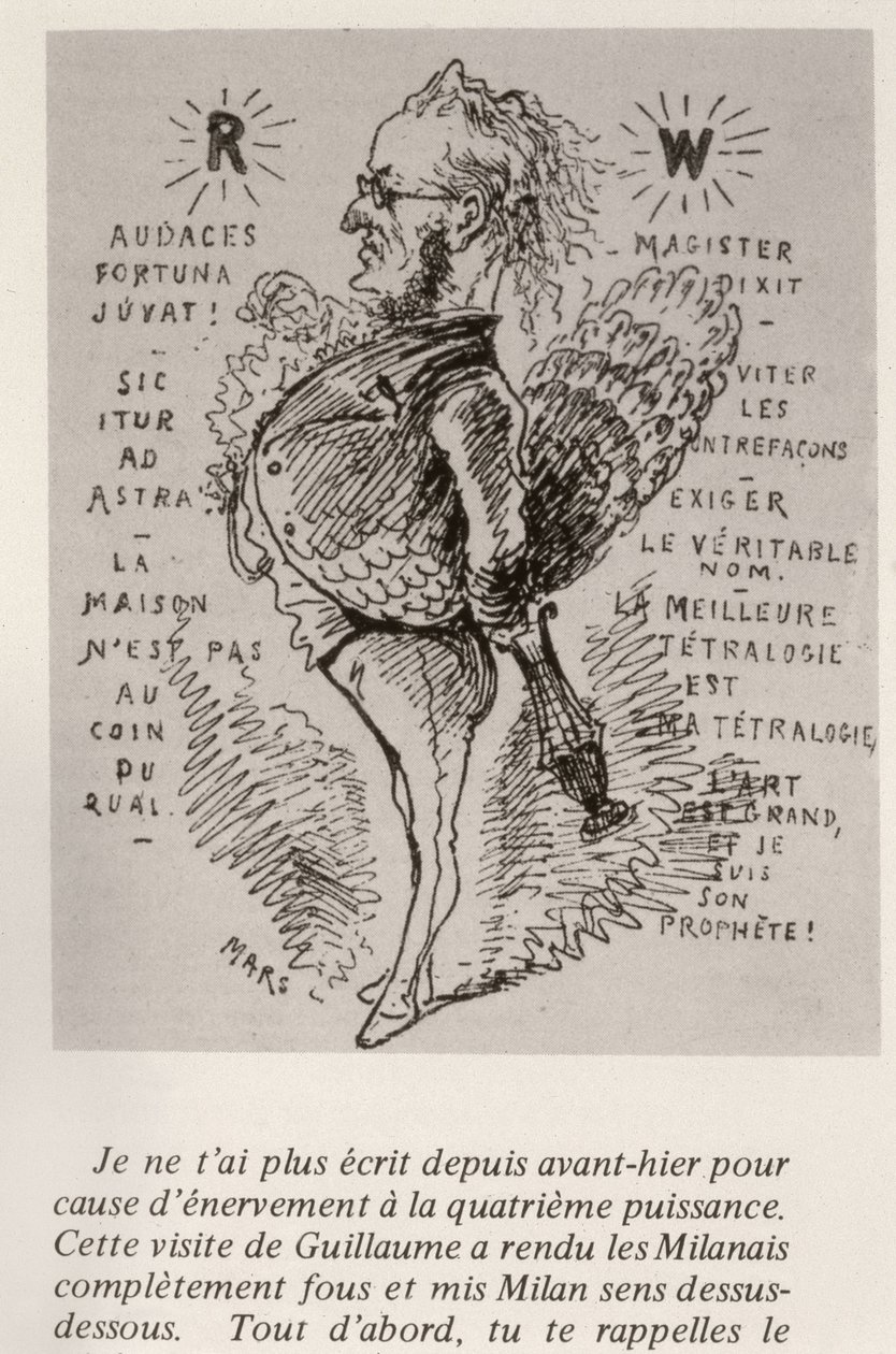 Richard Wagner, 1875 körül alkotó: Maurice Charles Mathieu Bonvoisin