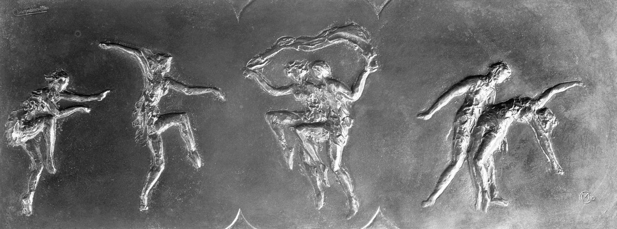 Pavlova az őszi bakchánt táncolja, c1911 alkotó: Maurice Charpentier mio