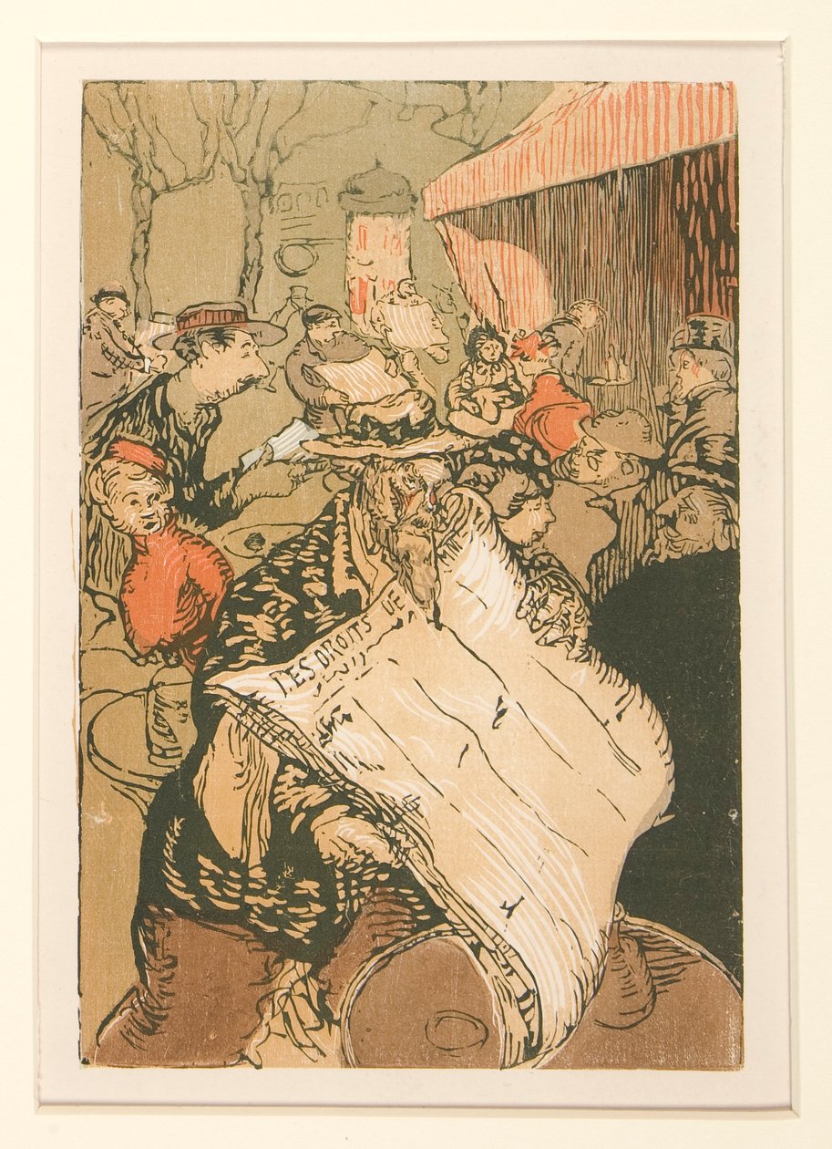 A La Pensee utcai árusai, Les Boulevards, p. 45 alkotó: Maurice Delcourt