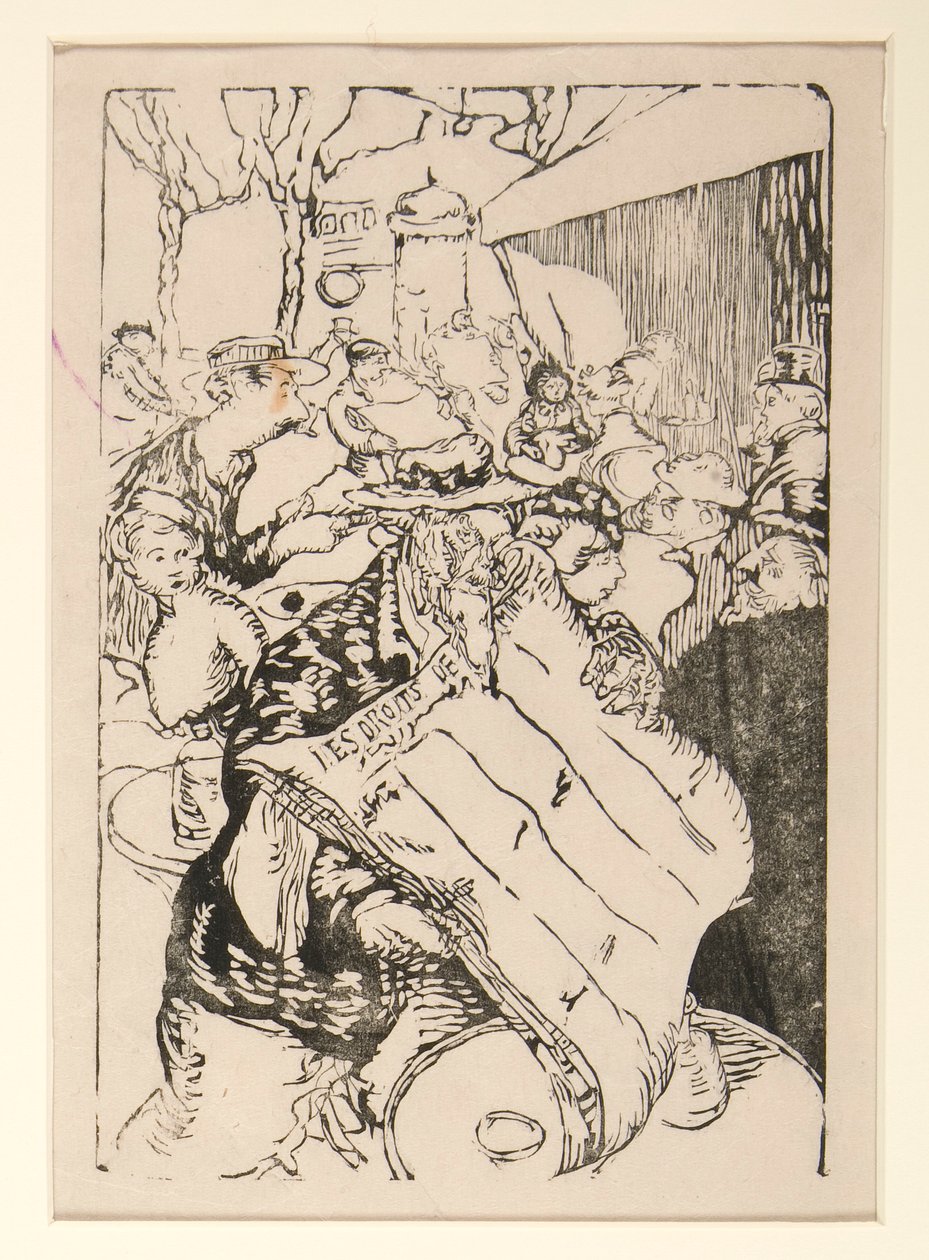 A La Pensee utcai árusai, Les Boulevards, p. 45 alkotó: Maurice Delcourt