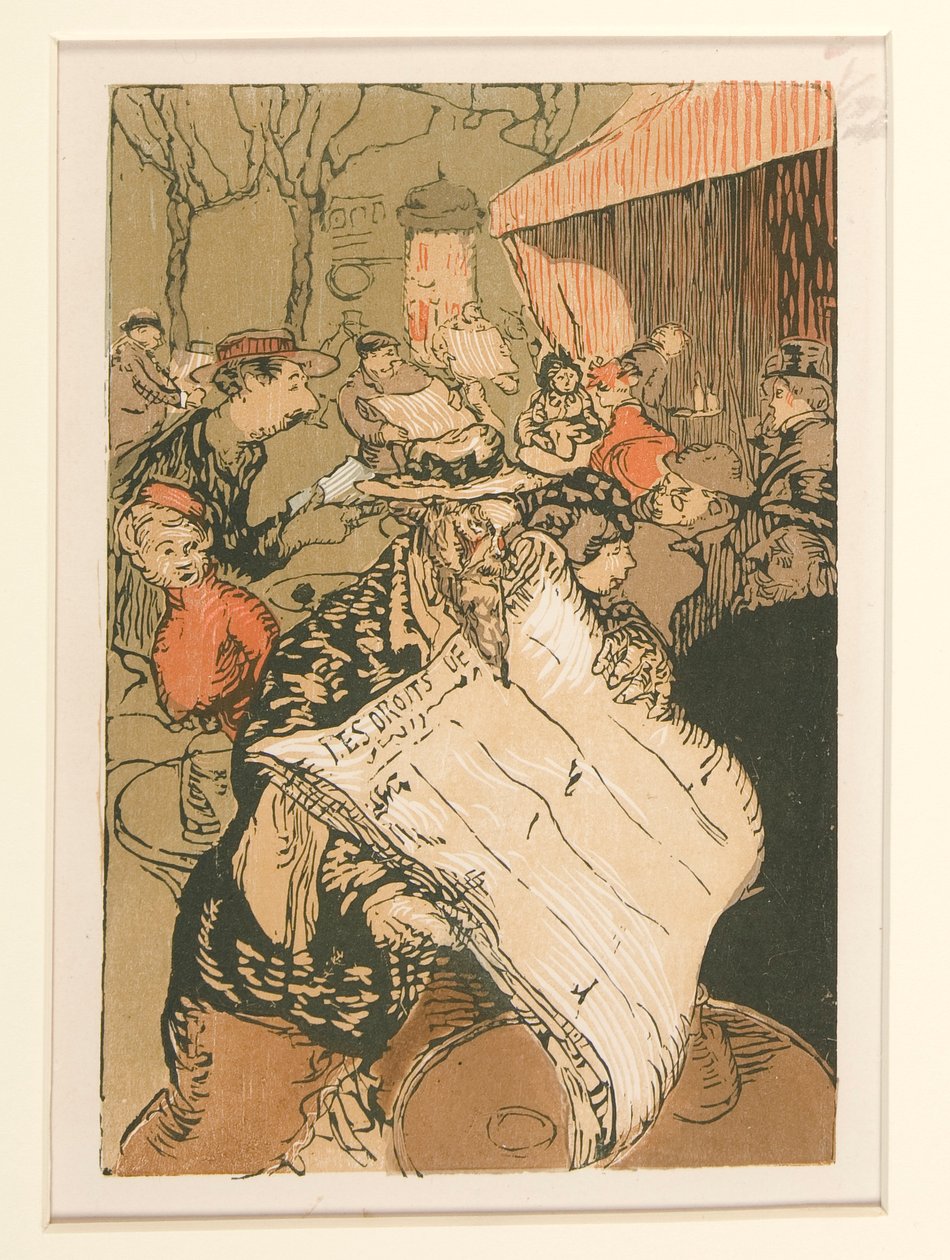 A La Pensee utcai árusai, Les Boulevards, p. 45 alkotó: Maurice Delcourt