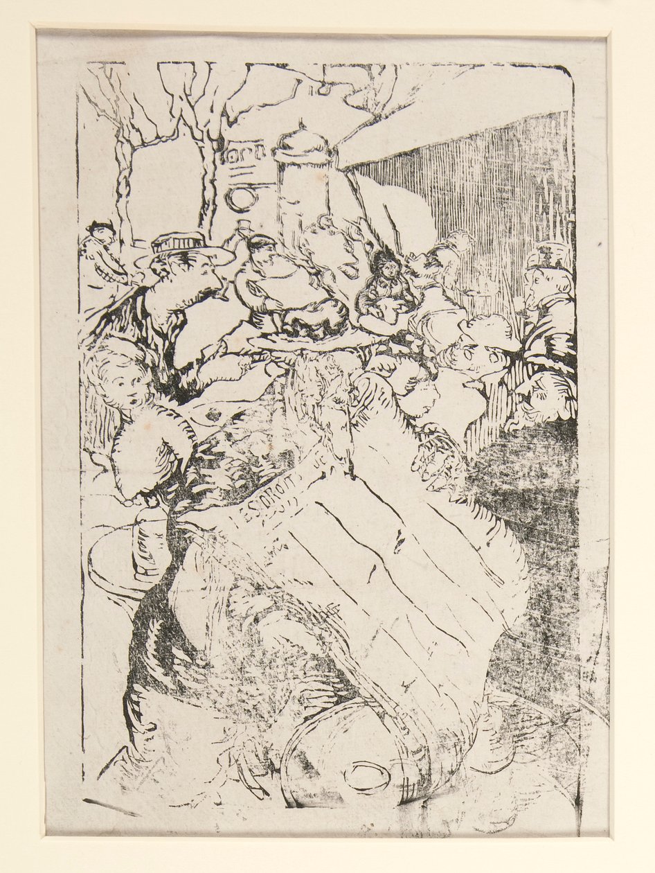 A La Pensee utcai árusai, Les Boulevards, p. 45 alkotó: Maurice Delcourt