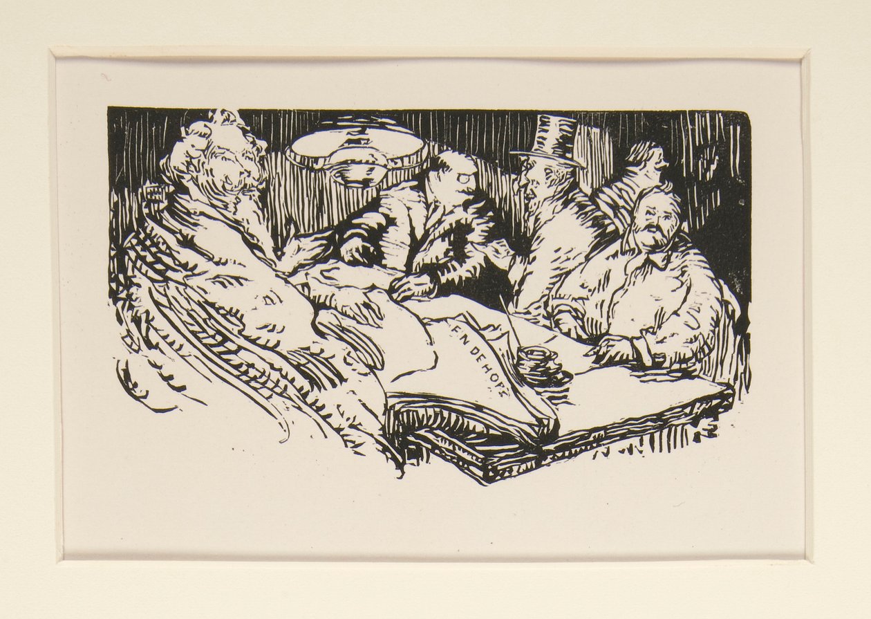 A La Pensee utcai árusai, illusztráció, p. 47 alkotó: Maurice Delcourt