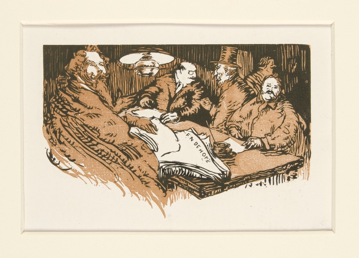 A La Pensee utcai árusai, illusztráció, p. 47 alkotó: Maurice Delcourt