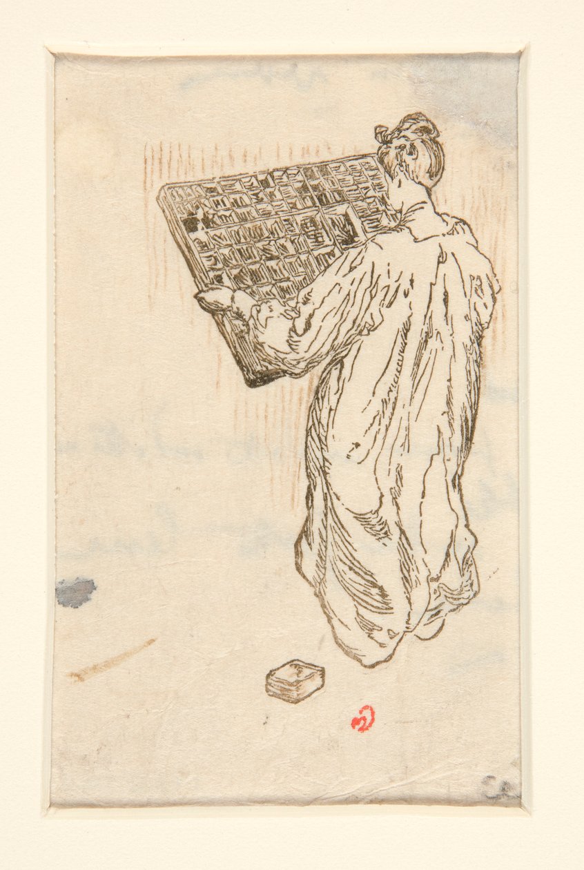 A La Pensee utcai árusai, illusztráció, p. 57 (kicsinyített változat) alkotó: Maurice Delcourt