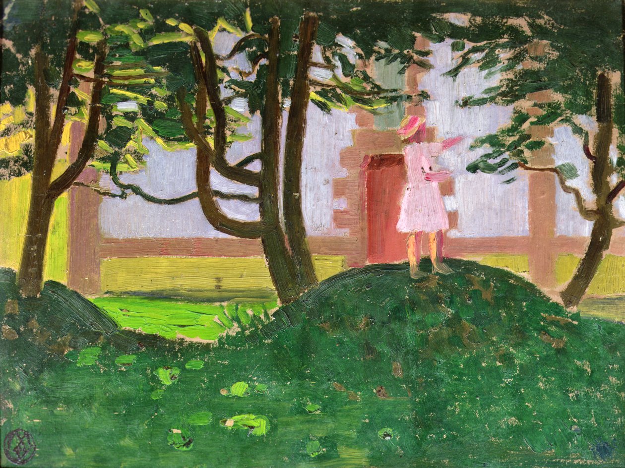 Egy halom levél a kápolna előtt alkotó: Maurice Denis