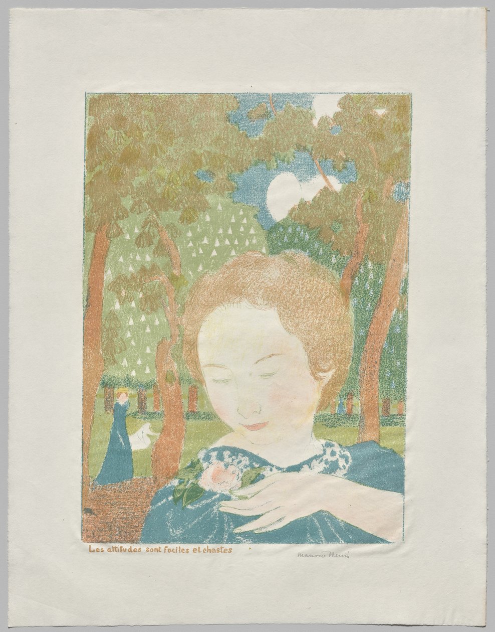 A testtartások könnyedek és szemérmesek alkotó: Maurice Denis