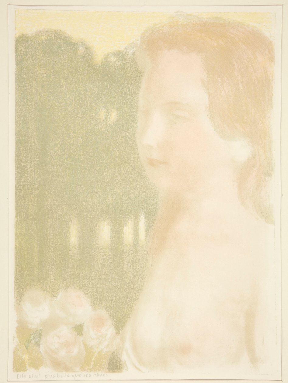 Elle est plus belle que les reves (Szebb volt, mint az álmok) a Szerelemből: Tizenkét színes litográfia alkotó: Maurice Denis