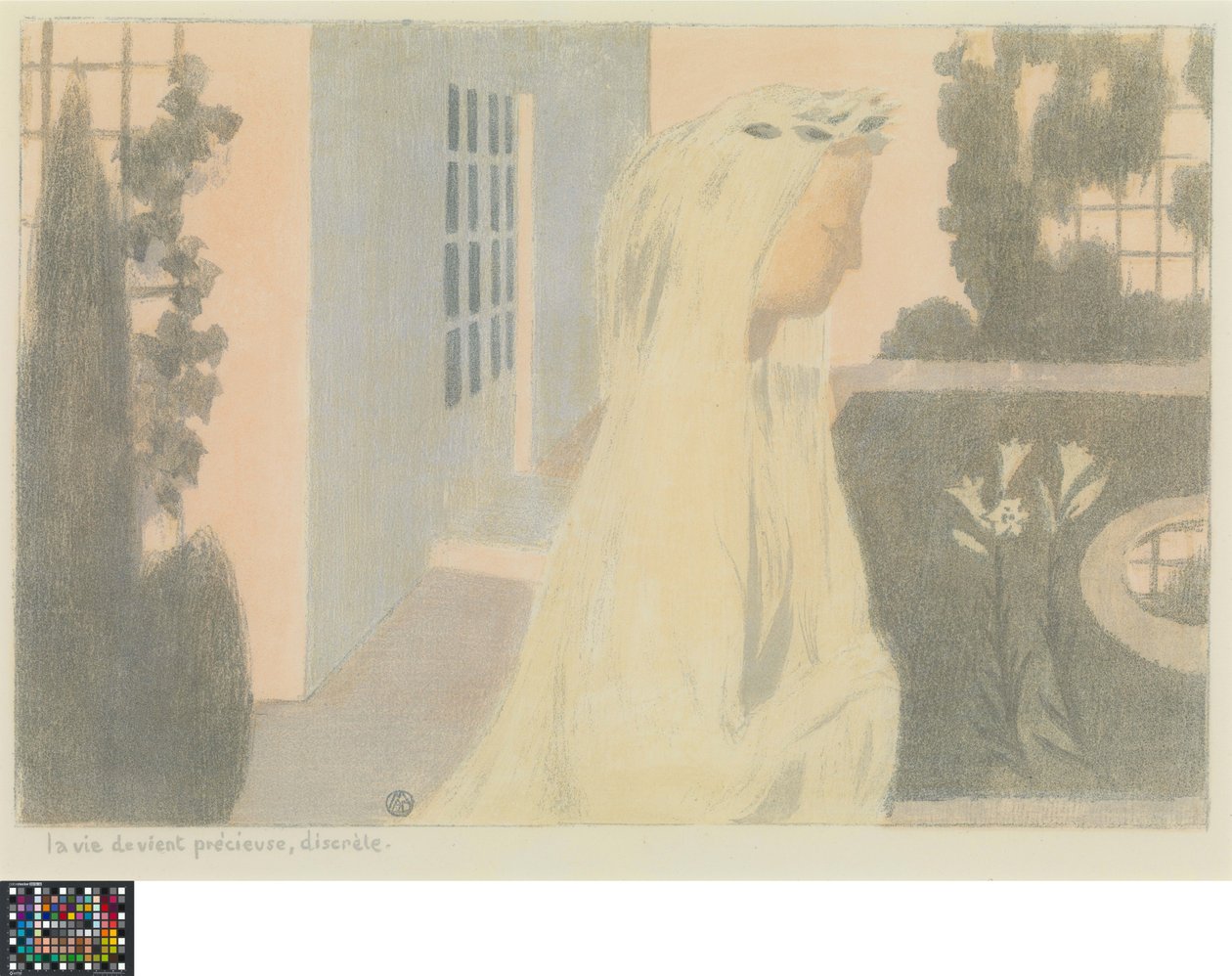 Francia: La vie devient précieuse, discrète
Dutch: La vie devient précieuse, discrète, uit de reeks Amour alkotó: Maurice Denis