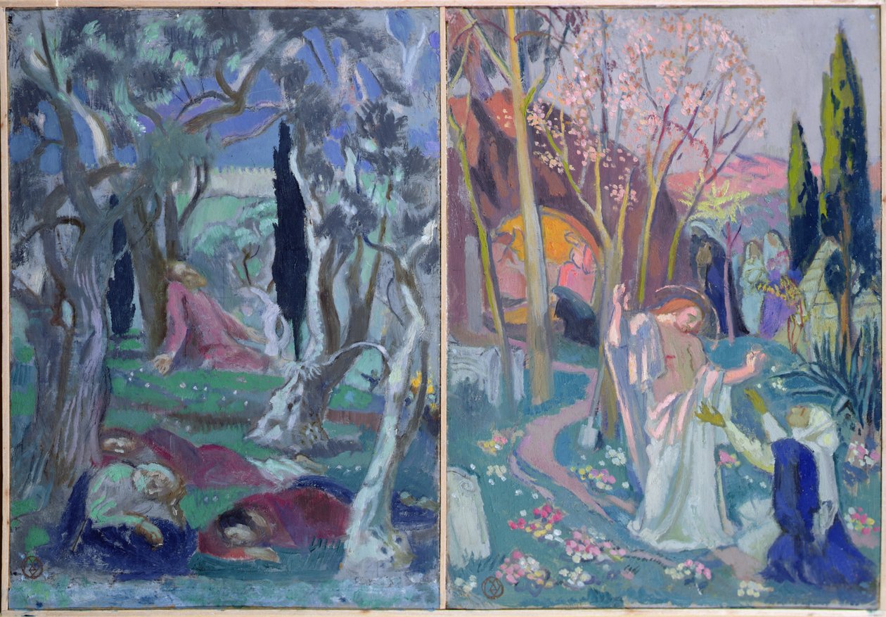 Olajfák kertje, Krisztus megjelenik Mária Magdolnának alkotó: Maurice Denis