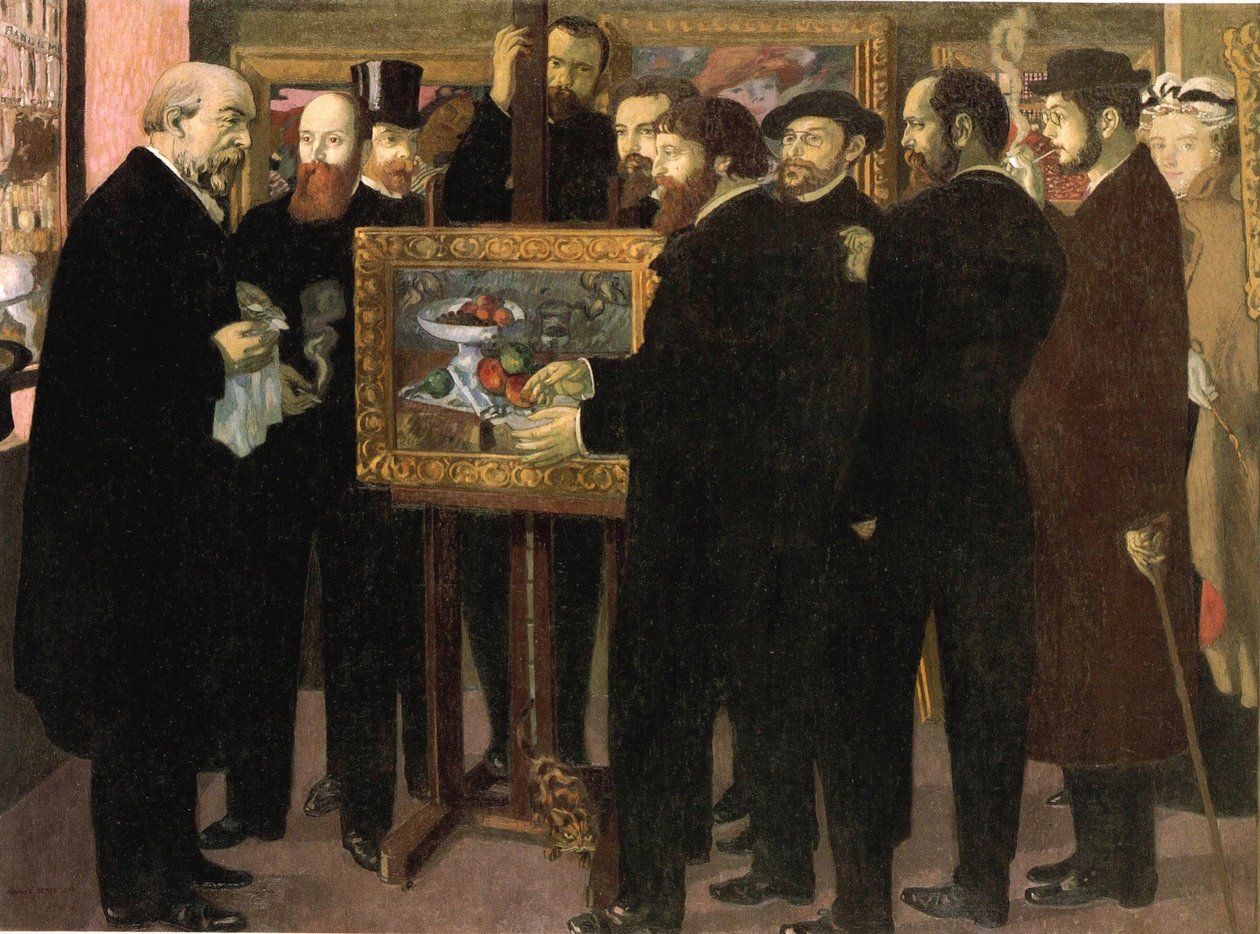 Hódolat Cezanne-nak, 1900 alkotó: Maurice Denis